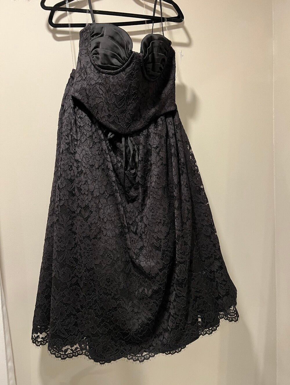 House of CB Duchess black lace corset, skirt and bolero midi dress Size Large - Picture 7 of 13